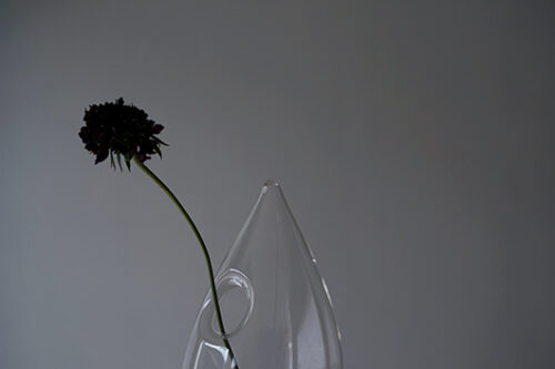 obake イタリア ガラスベース 花器
