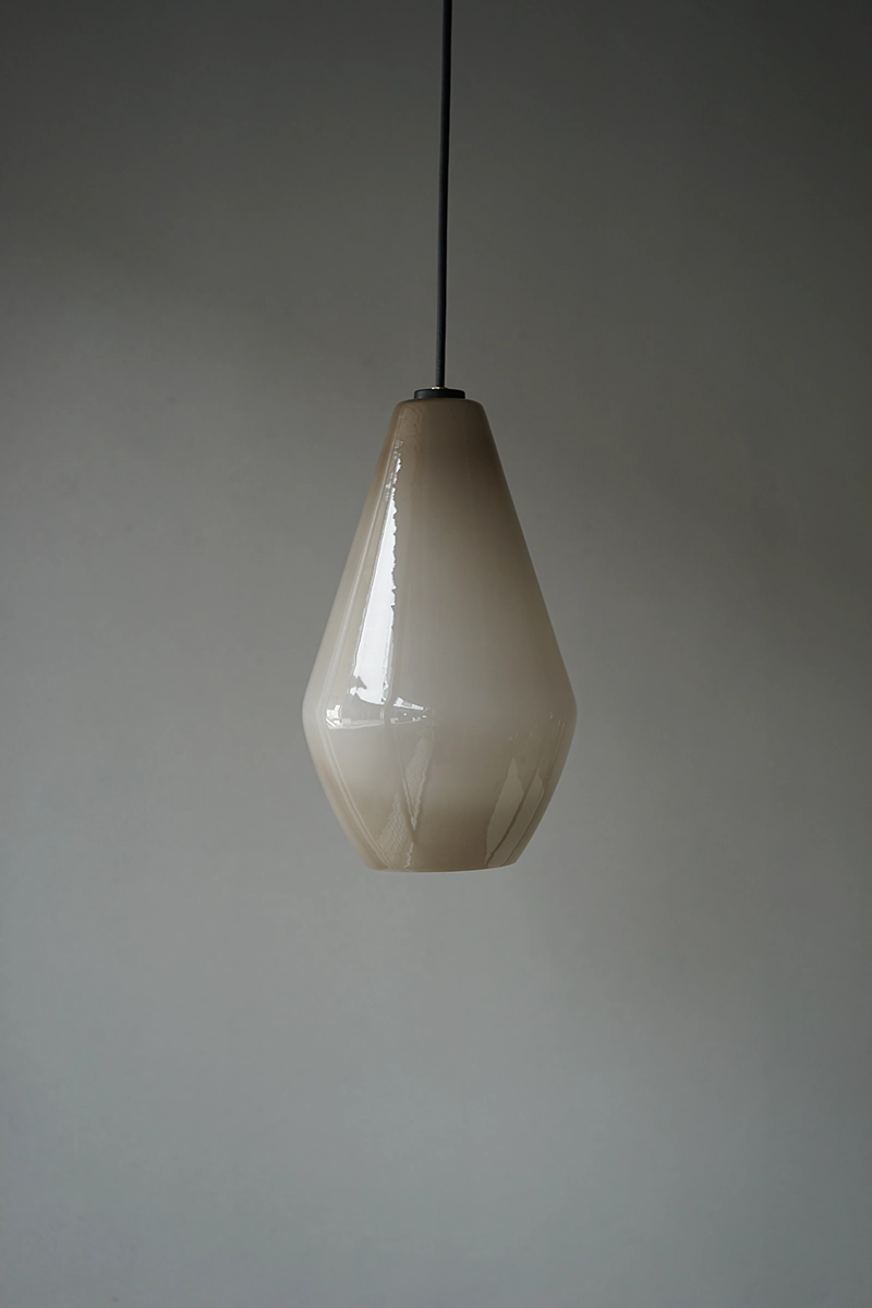 イタリア ヴィンテージ 照明 ガラスペンダントランプ